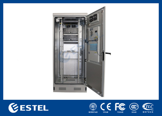 40U IP55 장전철 지능형 야외 캐비닛 1500W 에어컨