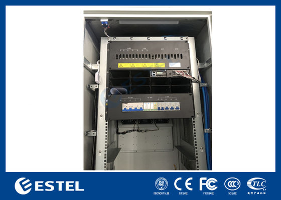 통신 전력 캐비닛과 전력 분배 패널과 배터리 도난 방지 보호 장치와 32U 야외 배터리 캐비닛