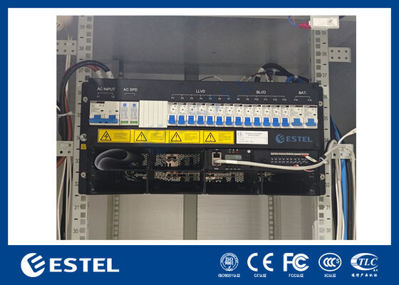 석탄 발전소 및 광산 현장에서 수직기와 MPPT를 가진 야외 통신 전력 캐비닛 9kW에서 18kW 확장 가능