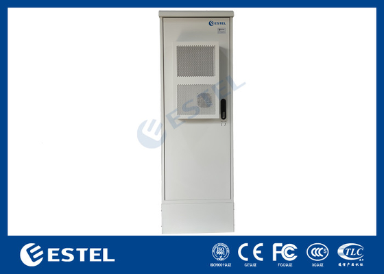 단일 벽 1.2mm 외관 통신 캐비닛과 AC와 FSU 한 정문