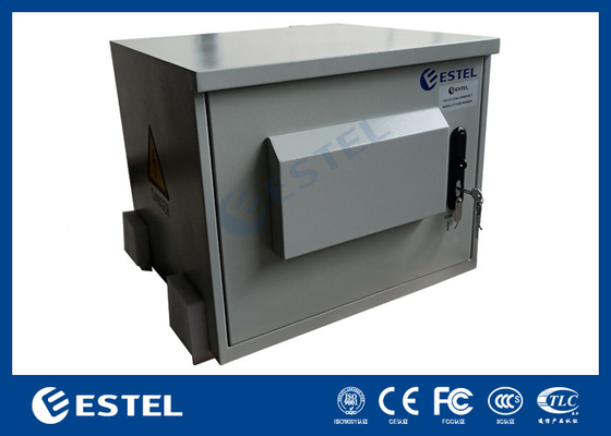 폴리에스터 파우더 코팅 야외 통신 캐비닛 두 AC220V 50Hz 팬 ET6060500A-9U