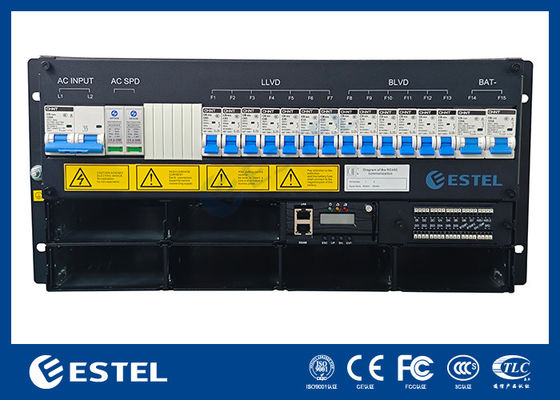 ESTEL 5U 외부 통신 캐비닛에 대한 내장 전력 시스템, 통신에 대한 컴팩트 디자인 수정 시스템