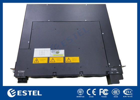 컴팩트 -48VDC ~ 220VAC 인버터 DC ~ AC 전원 공급 장치 통신 전력 시스템 1U 높이 전력 전압 변환기