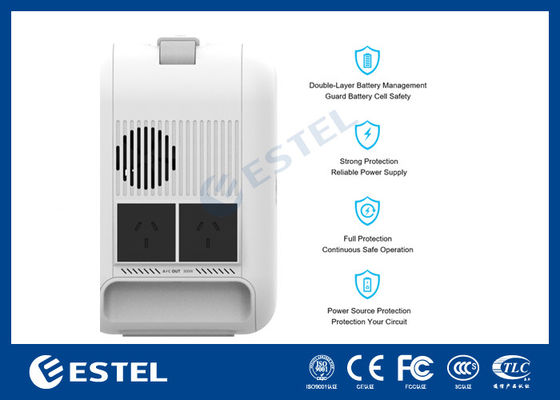 ESTEL eCandle 1KWH 휴대용 발전소 LiFePO4 배터리 태양광 충전 300W 출력 UPS 백업