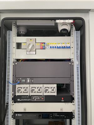 IP55 옥외 배터리 캐비닛, 내장형 전원 시스템 9KW 48VDC 정류기, 통신용