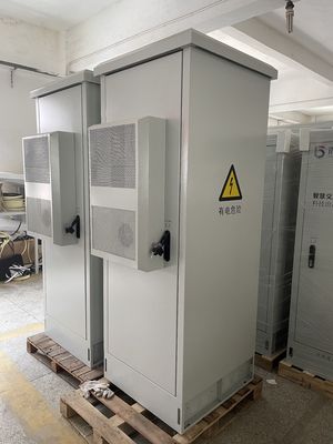 IP55 옥외 배터리 캐비닛, 내장형 전원 시스템 9KW 48VDC 정류기, 통신용