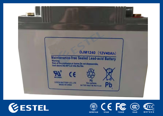 ESTEL DJM1240 12V 40Ah 컴팩트 납산 배터리 통신 및 백업 시스템에 대한 신뢰할 수있는 전력 솔루션