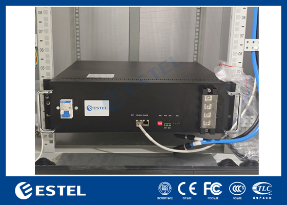 18kW 통신 전원 시스템 및 환경 모니터링 장치가 장착된 32U 옥외 통신 캐비닛