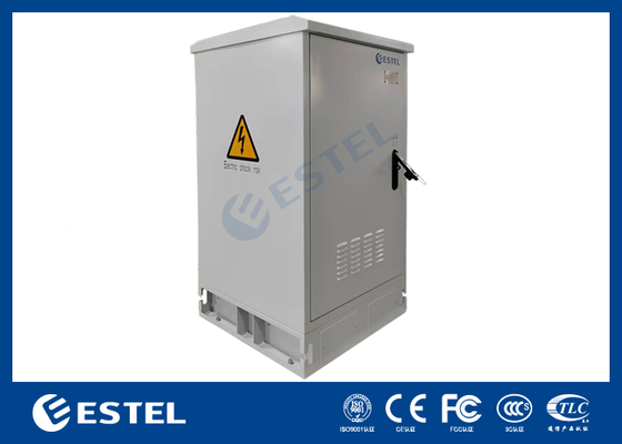 24kW 통신 전원 시스템이 장착된 옥외 통신 캐비닛, DC 전원 공급 장치 정류기 통신 장비 캐비닛