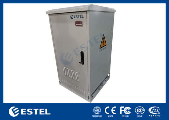 24kW 통신 전원 시스템이 장착된 옥외 통신 캐비닛, DC 전원 공급 장치 정류기 통신 장비 캐비닛