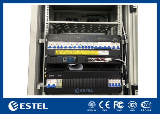 Outdoor Telecom Power System IP65 Outdoor Power Enclosure with 12kW 200A Rectifiers