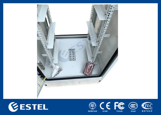 야외 19인치 랙 캐비닛 32U IP65 등급 냉각 팬 LED 조명 통신 및 산업용 보안