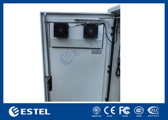 야외 19인치 랙 캐비닛 32U IP65 등급 냉각 팬 LED 조명 통신 및 산업용 보안