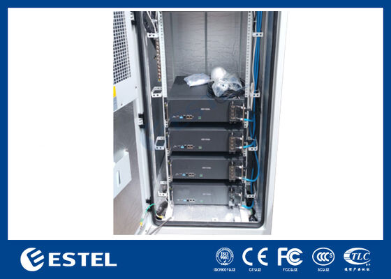 ET9090210A-40U 듀얼 도어 아웃도어 캐비닛 원격 모니터 시스템 PDU와 통신