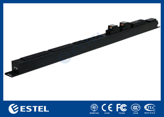데이터 센터 관리 및 전력 공급을 위한 실시간 전력 모니터링 및 환경 센서와 함께 APC 스마트 PDU