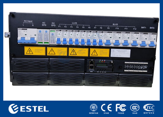 ET48300 RS485 원격 모니터링과 함께 19 인치 통신 전력 시스템