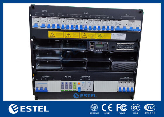 30kw 9U 랙 마운트 지능형 통신 정류기 전력 분배 시스템 (LLVD BLVD 포함)