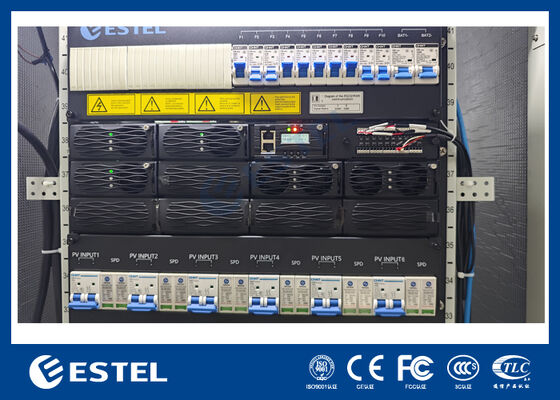 96% 고효율 12U 하이브리드 전력 정류기 시스템 RS485 통신
