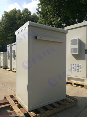 21U 19 인치 랙이 있는 DC 에어 컨디셔너 냉각 극 산 인클로저 전원 공급 장치